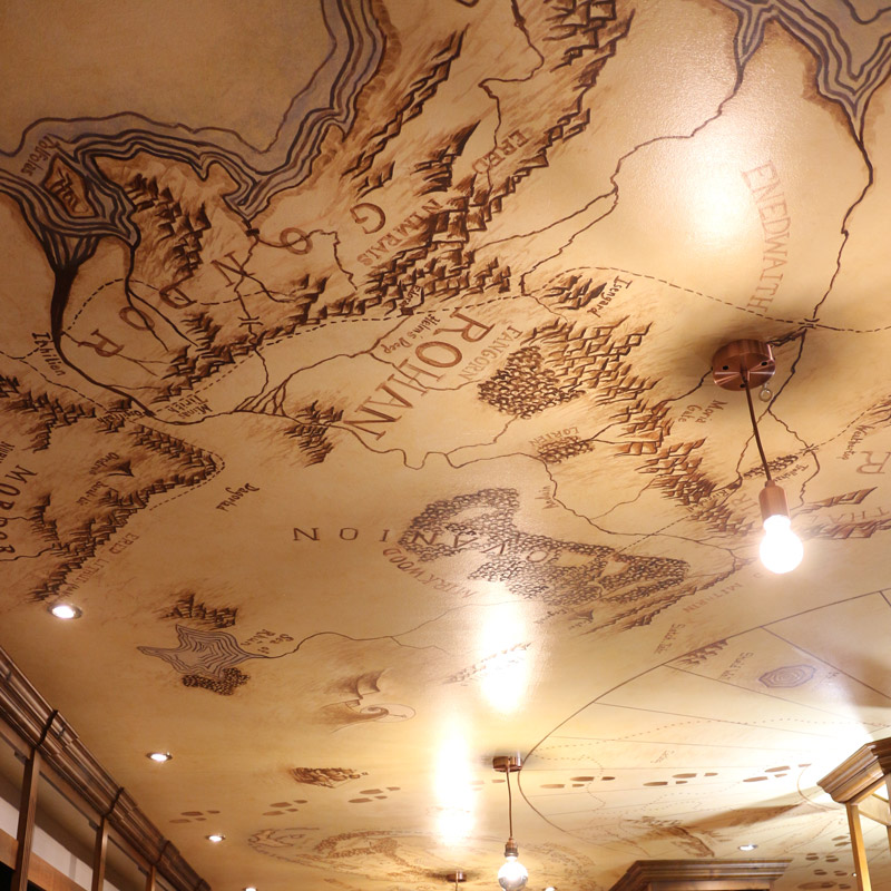 Plafond peint - Imaginères - Toulouse - Siegfried Rouja